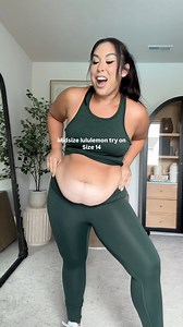 16K views · 197 reactions | Let’s try on midsize workout outfits from Lululemon! Sharing the best workout leggings that don’t roll down! Let me know your fav! Comment leggings to have these looks dmed right to you! #runningoutfit #midsizestyle #lululemon | Bonnie Wyrick | Facebook