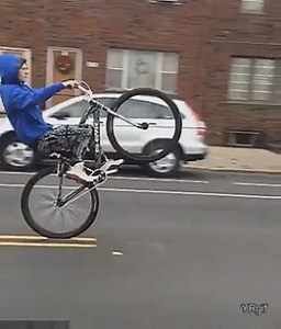 14K views · 91 reactions | Playing chicken with a bus while doing a wheelie isn't a good idea. | The Bike Comes First | Facebook