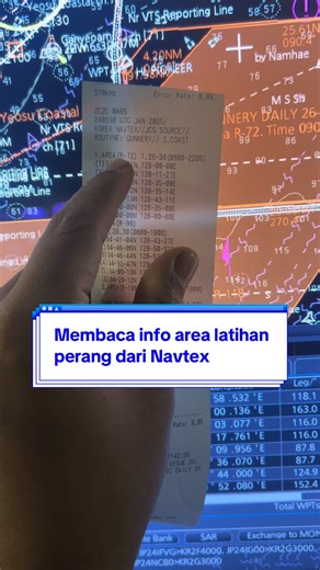 Cara Membaca Info Latihan Perang dari Navtex