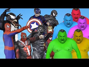 Superheroes VS Team Hulk