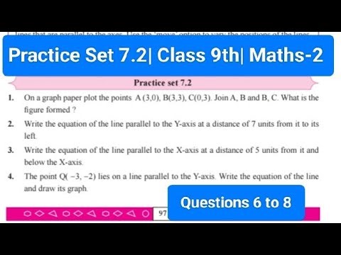 Practice Set 7.2| Class 9th| Maths-2| Chapter 7 Co-ordinate Geometry| Maharashtra State Board