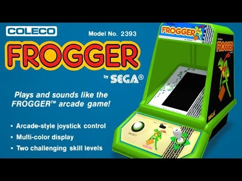 Coleco Frogger Tabletop Mini ARCADE GAME (1982)