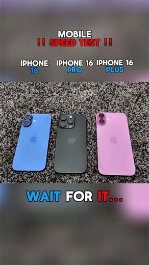 iPhone 16 vs iPhone 16 Pro vs iPhone 16 Plus | Ultimate Boot Up Speed Test ⚡ Who Wins?#viralshorts