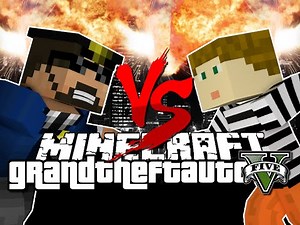 Minecraft GTA V | Cops vs Robber Challenge