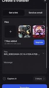 Photos uploading via we transfer website - frames factory