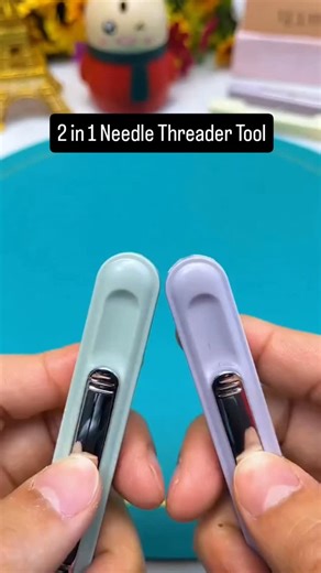 Trend Valult on Instagram: "2 in 1 Needle Threader Tool। Amazon gadgets #shorts #amzonproduct #needlethreader Buying Link 🖇️ In Bio @the_trend_vaullt 2 in 1 Needle Threader Tool, Domestic Use Sewing Needle Threader,Plastic Wire Loop DIY Needle Threader Hand Machine Sewing Tool with Seam Ripper for Sewing Crafting,Needle Thread Inserter (Green, 1pcs) YOUR QUERIES : - needle threader,automatic needle threader,threader,sewing needle,how to use a needle threader,needle,how to thread a needle,thread