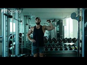 Crucifix curl single arm - Biceps Fitness Exercise