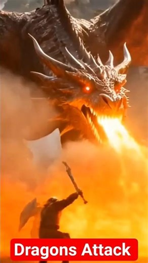 Dragons attack lannister army |Dragons attack white walkers |Dragons attack Narnia #shorts #dragons