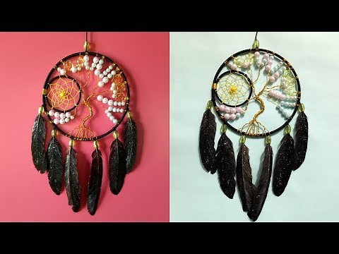 How to make Tree of Life Dream Catcher| Step by step slow DIY tutorial
