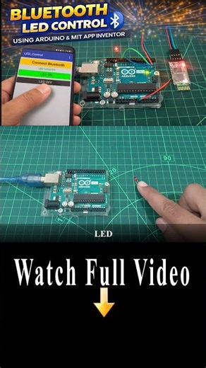 Control LED with your mobile phone! #arduino