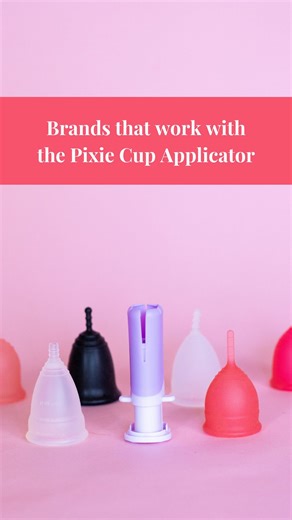 Pixie on Instagram: "While it works with most brands, it works best with the Pixie Cup since it was designed for that menstrual cup specifically. #pixiecupapplicator #cupapplicator #divacup #dotcup #saaltcup #pixiecup #lenacup #hellocup #allmatters #coracup #ecoblossomcup"