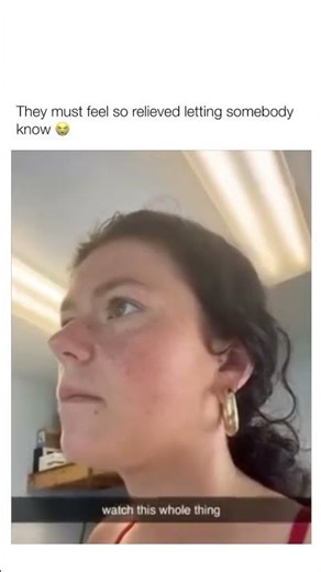 They must feel so relieved letting everybody know 😂