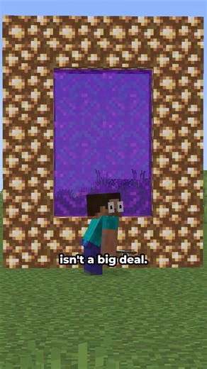 Use portals correctly #minecraft #minecraftmemes #minecraftbuilds #minecraftpe #minecraftmods | SeaWattgaming