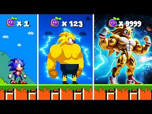 When Sonic has Golden Muscle From BIRTH To IMMORTAL