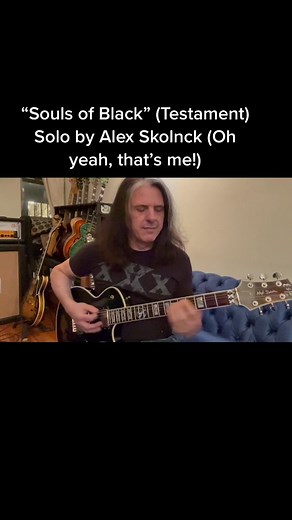 Alex Skolnick 'Souls of Black' Guitar Solo Tutorial on Patreon