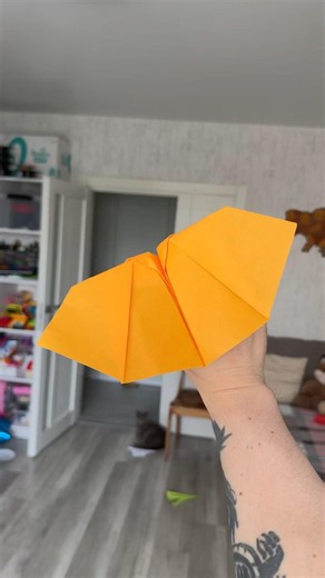 Paper Airplane Test Drive ✈️ 220 ft Indoors! Room Too Short for This Flight #papercraft
