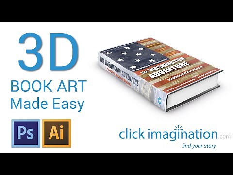 3D How to create FREE 3D Book Cover Art with Photoshop CS6 Actions