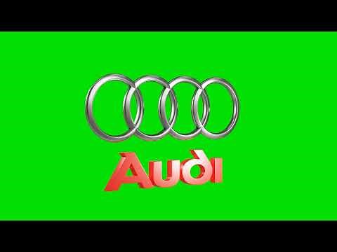 Audi 3D Logo | Green Screen Background Video
