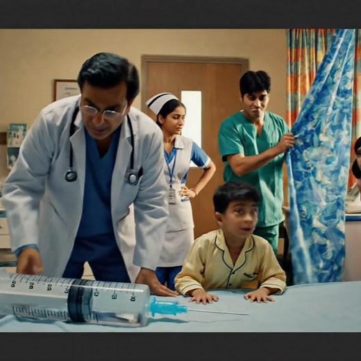 Children are scared of injections 🥺