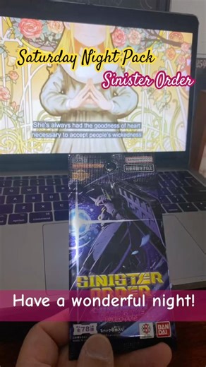 Saturday Night - Digimon Pack with Fire Force #packopening #hobby #anime #digimontcg #saturday #cool
