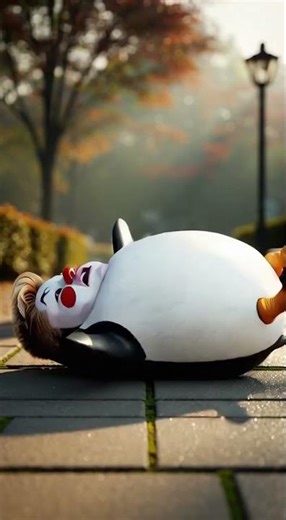 トランプペンギン、バナナの皮で大失態！#FUNNY #風刺 #ユーモア #comedy #brainrot