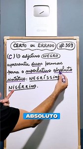 CERTO ou ERRADO #359