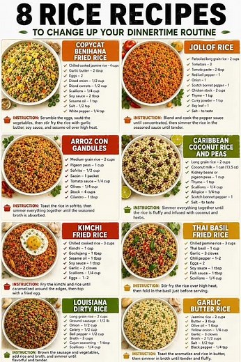 8 Easy Rice Recipes for Dinner | Flavorful Ideas Beginners Can Make