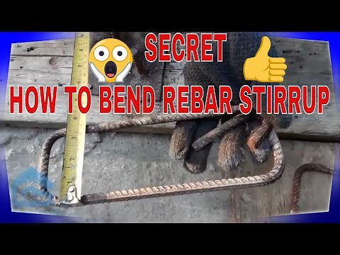 How to Make Stirrup for Column live video [Manual Bending Step-By-Step Technique]😱