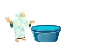 archimedes of syracusa ancient genius mathematician inventor saying eureka in the bath, physics and chemistry, Archimedes' principle, buoyant force is equal to weight of the displaced fluid