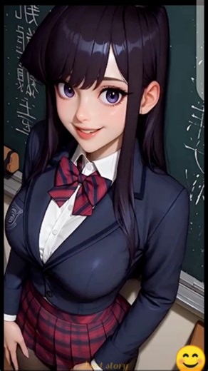 "Schoolgirl Charm 💁‍♀️✨ | Anime Cutie" #Anime#SchoolUniform #CuteAnime#AnimeGirl #SchoolLife