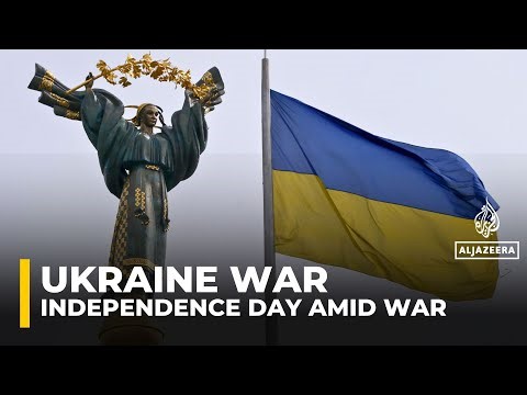 Ukraine marks 34 years of independence as Russia’s war rages on