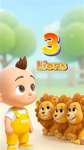 Spot All 3 Lions In The Zoo #counting #challenge