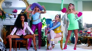 Little Mix Party in a Dollhouse-Funhouse in 'Bounce Back' Video