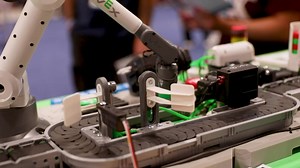 Our #CTEMonth Giveaway is still happening—but not for long! ⌛ Tell us about your CTE education experiences for a chance at winning a VEX CTE Workcell and bring industrial robotics to your classroom! 🌟 Enter here: https://buff.ly/3ENrUfH | VEX Robotics