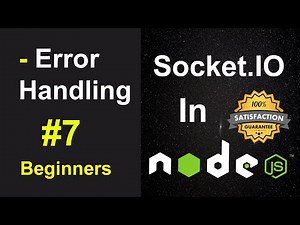 Error Handling in Socket IO in Node JS, Error Handling in Socket in Node - Socket IO in Node JS #7