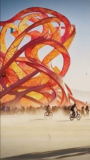 Vibrant Desert Festival Music #electronicmusic #techno #music #ai #aivideo #crazydance #BurningMan