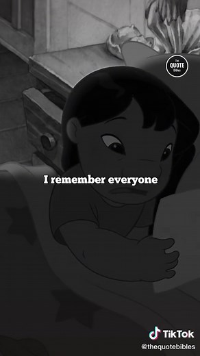 I remember everyone that leaves. Lilo and stitch (2002). #liloandstich #liloandstitchedit #emotionalmoviescenes #disneymovies