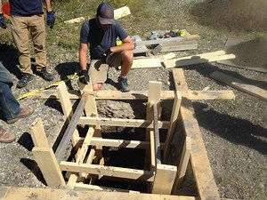 What is timber shoring?