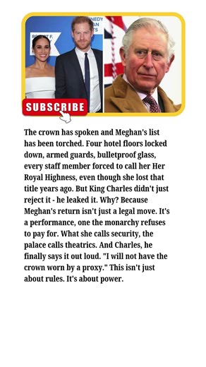 Meghan Demands the Crown in Court — King Charles Cuts Harry & Meghan From Royal Representation