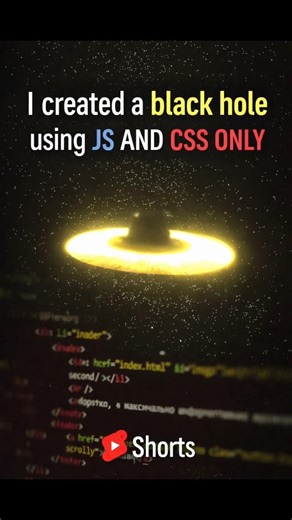 Creating a black hole using three.js and CSS #coding #codecamp #codeeveryday #frontendchallenge