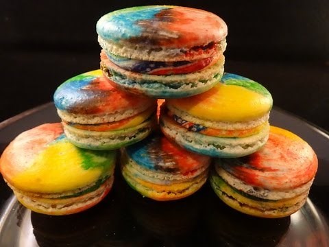 Rainbow French Macarons - with yoyomax12
