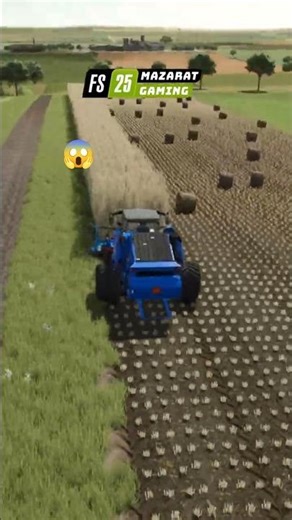 Poplar Bale Making Process! 🌿🚜 | FS25 Satisfying Farming #farmingsimulator25