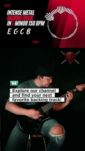 Intense Metal Backing Track in E Minor #metalbackingtrack #csjamtrack #metalguitar #eminor