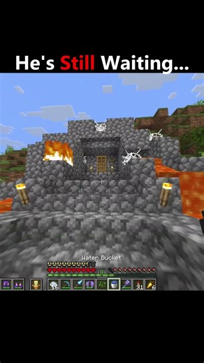 POV: You Found Your Old Base.. #minecraft