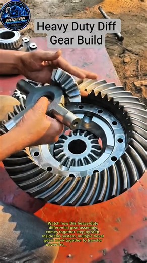 Heavy Duty Diff Gear Build #gear #mech #build