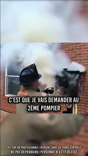 😳 A firefighter explains how to avoid a flashover…