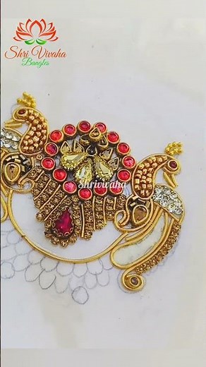 Traditional Peacock Jada pin ( Hair Clip) Styling Tutorial ‪@shrivivaha‬ #diy #hairaccessories