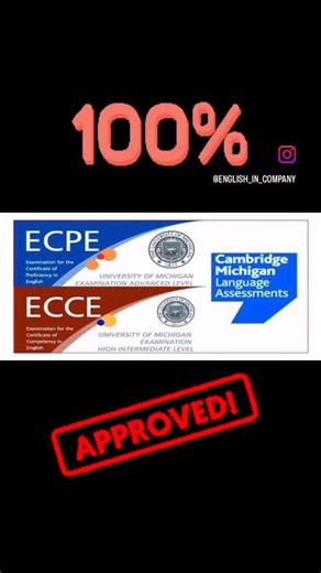 English In Company | Congratulations, dear students and teachers! You’ve made it! 🎉 We are incredibly proud to celebrate a 100% approval rate on the ECCE and... | Instagram