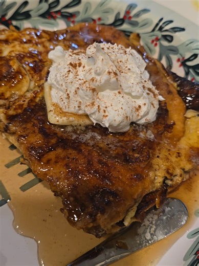 Christmas Breakfast Eggnog French Toast #Darius #autismawareness #autismacceptance #autism #neurodiversity