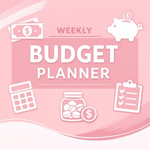 Minimal Weekly Budget Planner | Printable & Digital Expense Tracker | Simple Financial Planning PDF - Etsy